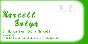 marcell bolya business card